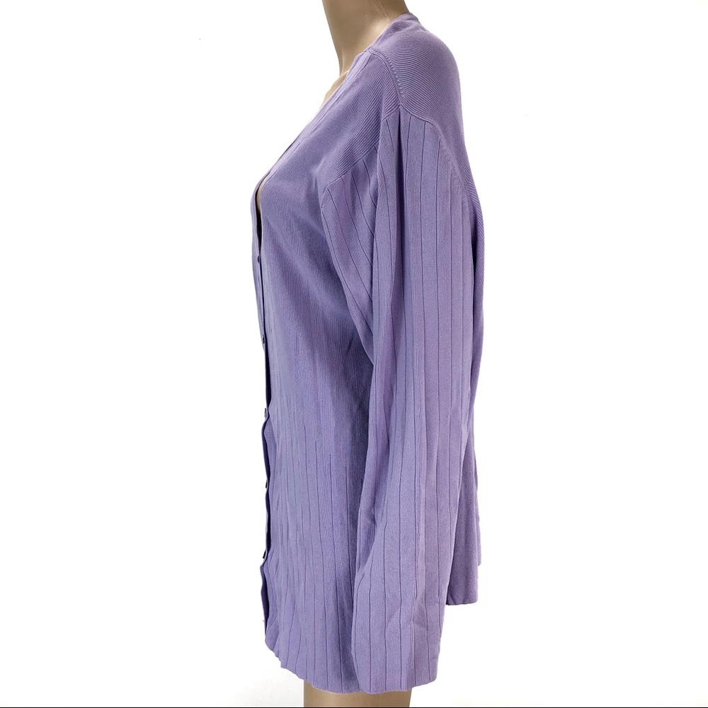 Loulou  purple cardigan 3x (#32) - Picture 5 of 8